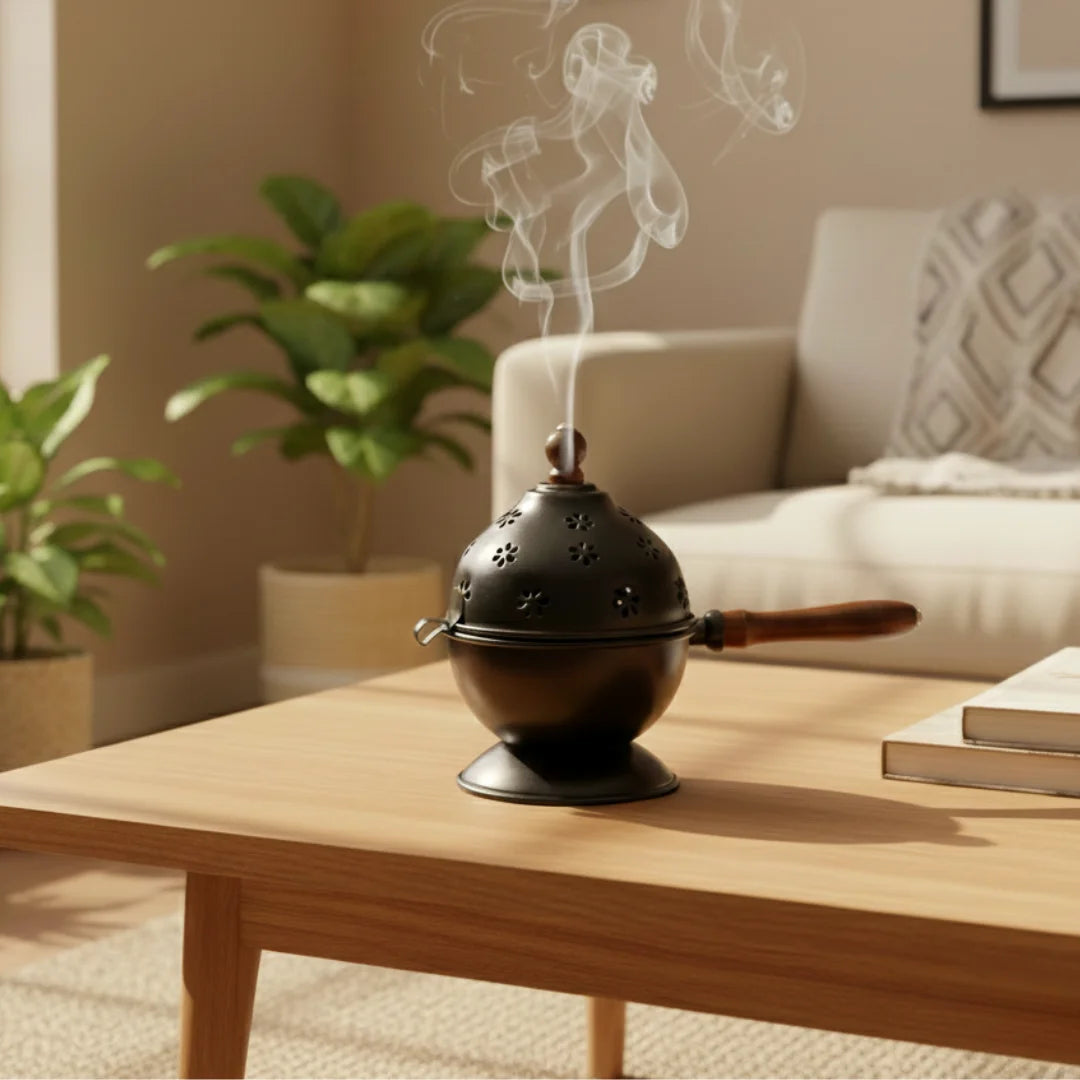 Lotus Bloom Loban Burner